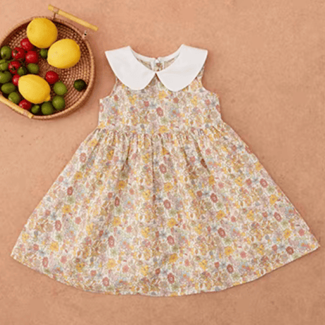 [予約] Petite Fleur Collar Dress
