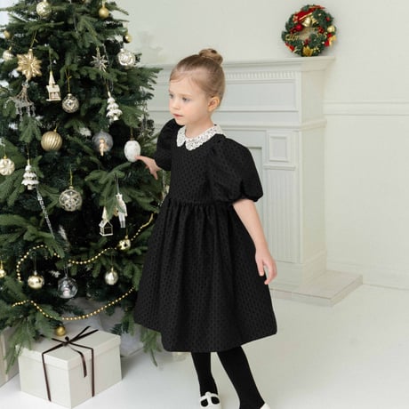 [即納] Nua lace dress /moitoinous   ( 110, 120_size のみ）