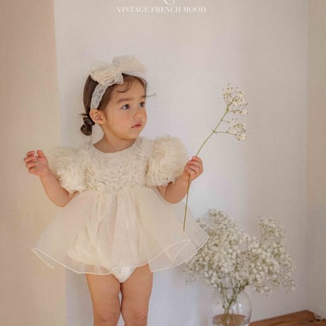[即納] Blooming rose pearl suit / OREN by Hibyebebe