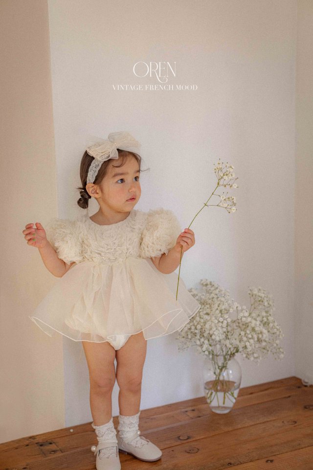 予約] Blooming rose pearl suit / OREN by Hibyebe