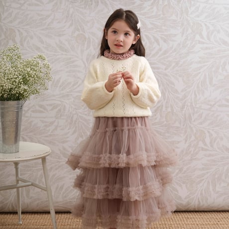 [即納] Frill Inner-T /sonny kids  （　Beige 90, 120＿のみ）