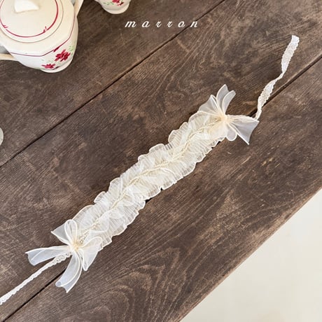 [予約] Vera headband /marron
