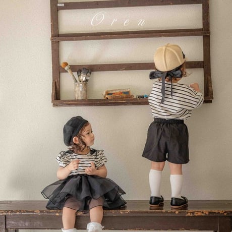 [即納] Madeleine ST set up (Stripe Sのみ) / OREN by Hibyebebe