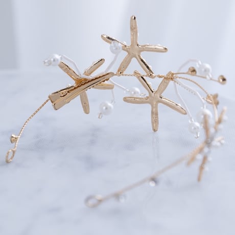 [予約] Pearl Starfish Tiara