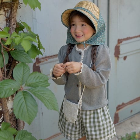 [予約] Soleil Scarf Straw Hat/ OREN by Hibyebebe