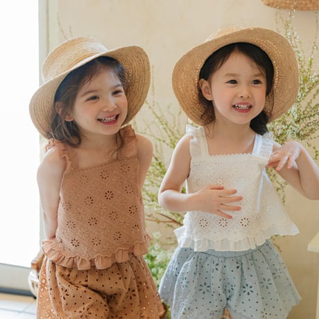 [即納] Miel pants / Puella FLO(Mocha 110、Blue 90＿のみ)