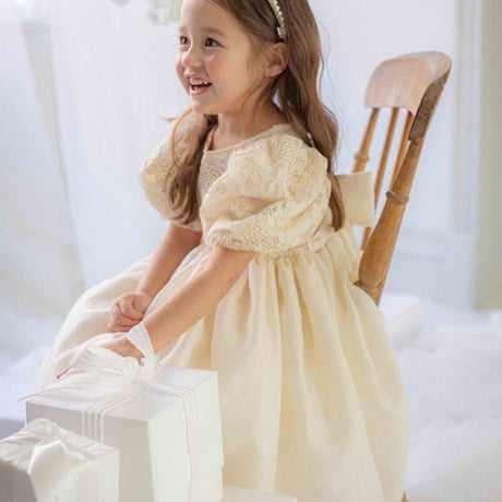 [即納] Eta Bling Dress (kids)/ OREN by Hibyebebe （XL_sizeのみ)