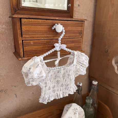 [予約] Flower Swimsuit  / marron