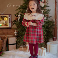 [予約] Eve Check dress/ OREN by Hibyebebe