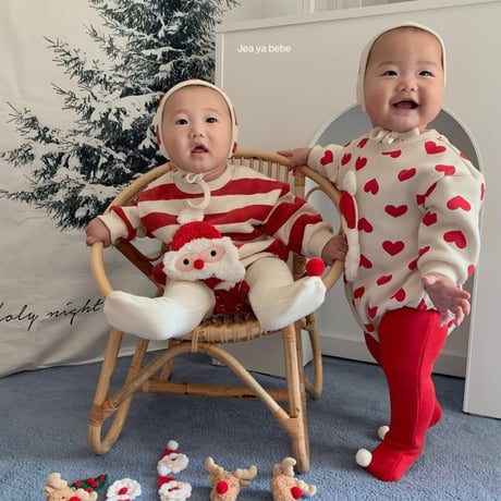 [即納] Santa doll suit /Jea ya bebe(Heart M)