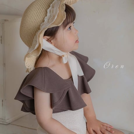 [予約] Pepe Color Block Swimsuit (Kids)/ OREN by Hibyebebe