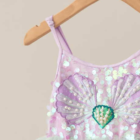 [予約] Mint Sparkle Shell Dress