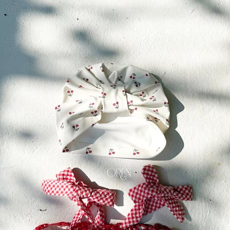 [予約] Rochelle Cherry Swimming Hat / OREN by Hibyebebe