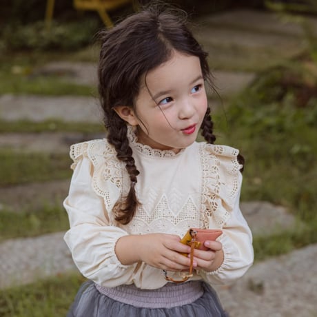 [即納] Roan Blouse/puella FLO （Pink 9 _ size のみ）