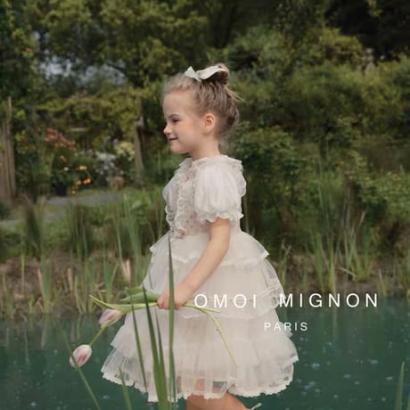 [予約] Soft Bloom Layered Tulle Dress / omoi mignon