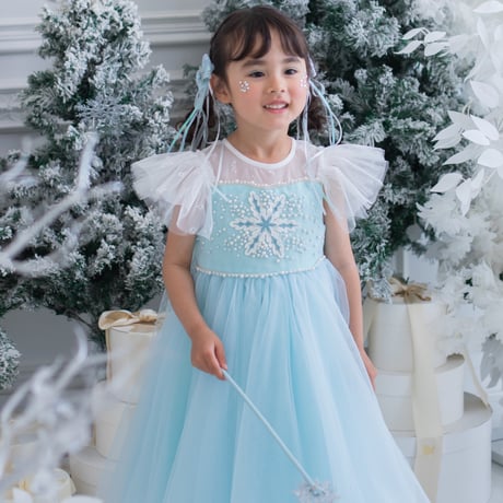 [即納] princess blue snow dress ( 2 _ size のみ)
