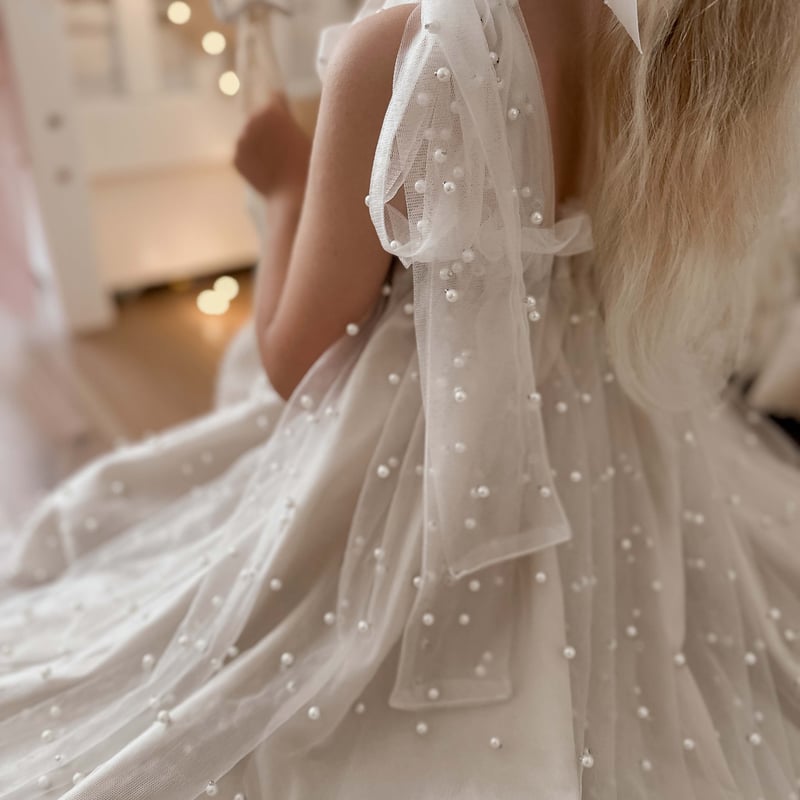 美品Pearl Girl Dress /nelia wears 予約】Pearl Girl Dress /nelia wears | Mimiel