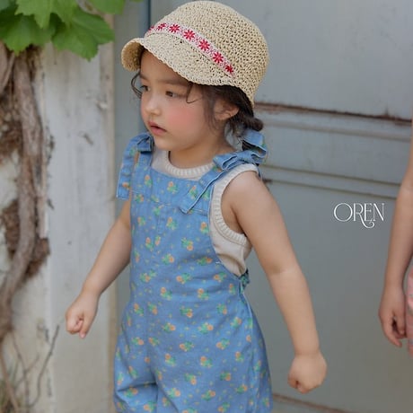 [予約] Camellia Jumper Overall / OREN by Hibyebebe