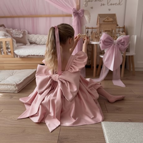 【予約】Blush Grace Dress/ nelia wears