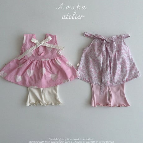 [即納] tambourine blouse / Aosta(blueS_yellowS,Mのみ)