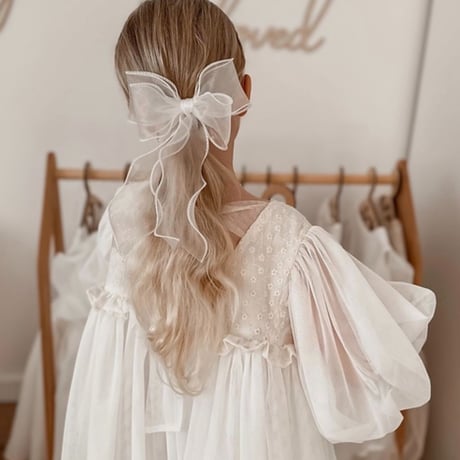 【予約】 Creamy White Hairclip  /nelia wears