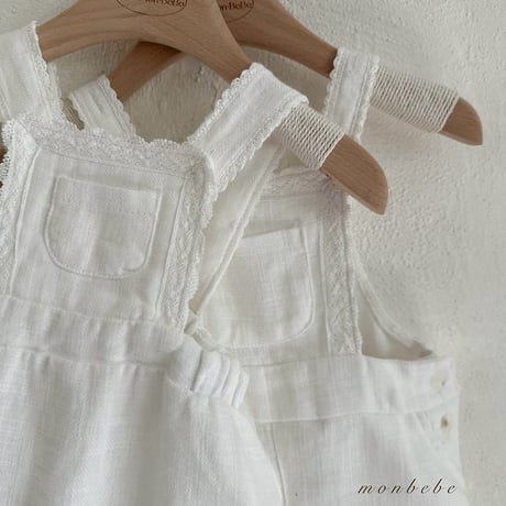 [予約] Pure Linen Kids Suspenders / Monbebe