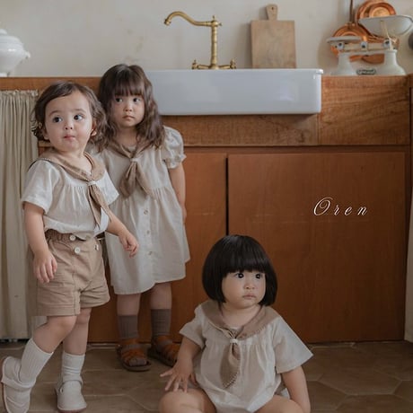 [予約] Pure Tie ST Suit (bebe) / OREN by Hibyebebe
