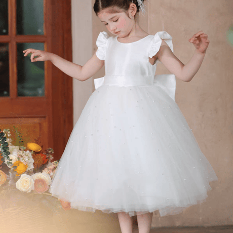 [予約] Angel Wing Pearl Dress