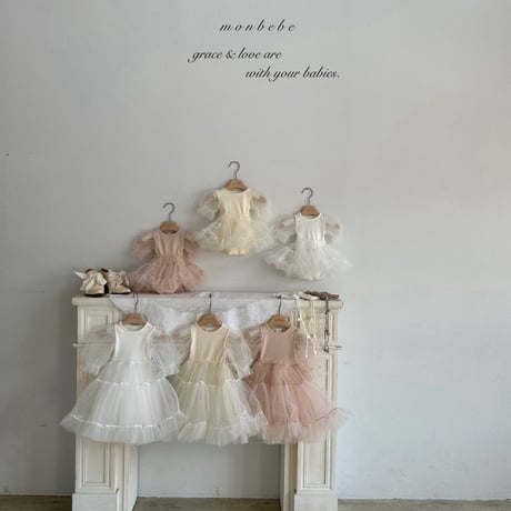 [即納] Rachel Tutu suit/ Monbebe (Peach pink Sのみ)