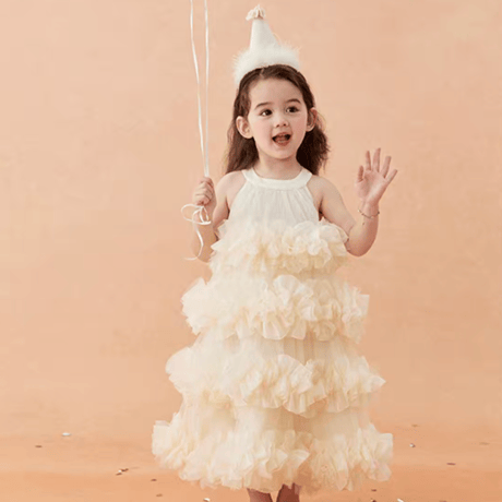 [即納] Bloom Tulle Dress  (  110_ size のみ )