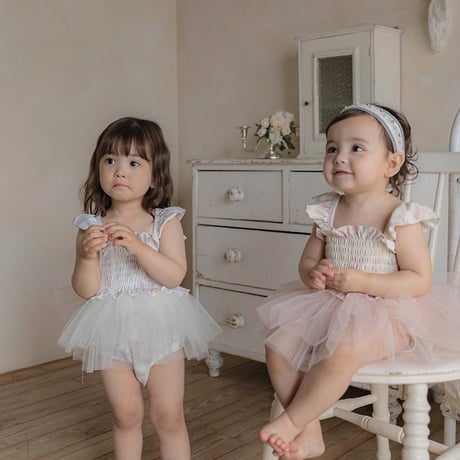 [予約] Flora Tulle Swimwear (Kids) / OREN by Hibyebebe