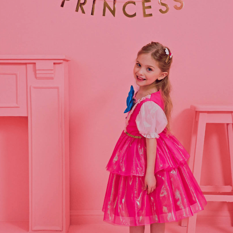 予約] Premium Pinky Big Ribbon Tutu Dress SET |