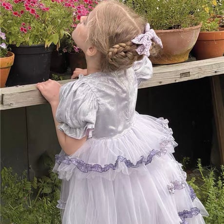 [予約] Lavender Tutu Dress / omoi mignon
