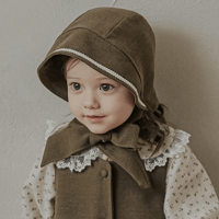 [即納]Lienne hat /Little Tini(khaki_のみ)