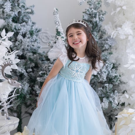 【予約】princess blue snow dress
