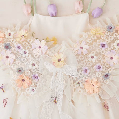 [予約] Butterfly Garden Tulle Dress