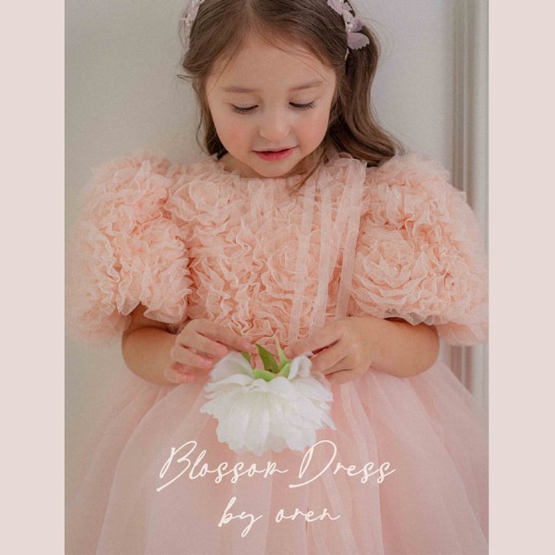 即納] Blossom Rose dress / OREN by Hibyebebe (S