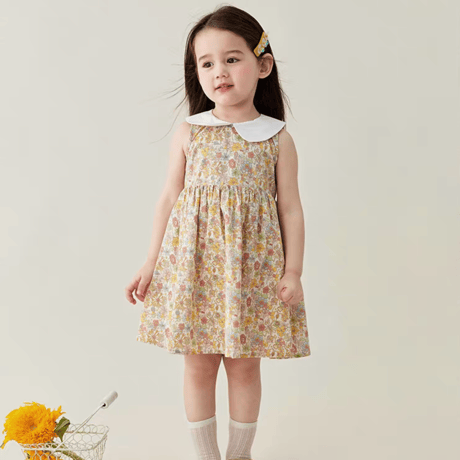 [予約] Petite Fleur Collar Dress