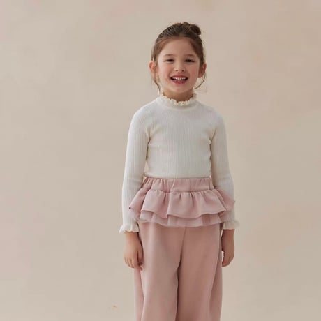 [即納] Frill Soft T-shirt / sony kids  （　White110, Pink90　＿のみ）