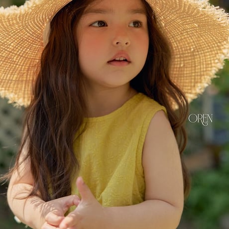 [予約] Serene Raffia sun hat / OREN by Hibyebebe