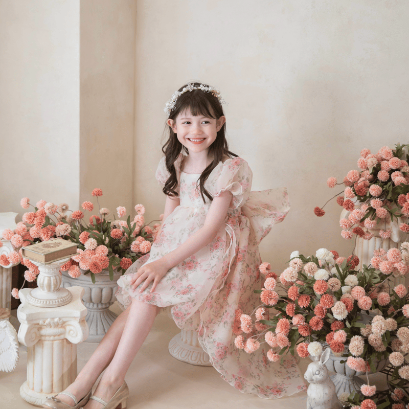 【SALE】 belear mimi フラワーニュアンスミニワンピース BELEAR MIMI（ベリアミミ）】フラワーニュアンスミニワンピース