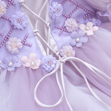[予約] Lavender Bloom Dress