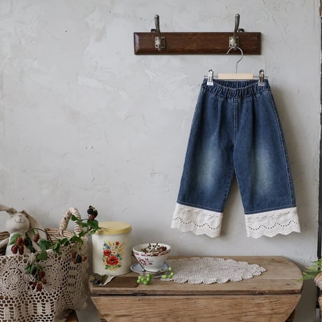 [予約] Delight Denim Pants / Puella FLO
