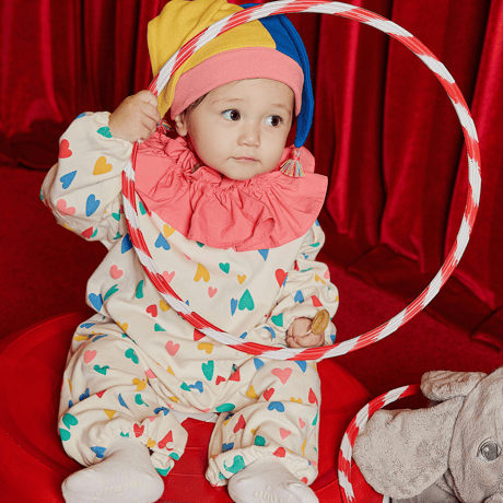 [即納] Clown space suit&cape set_pink/Little Tini