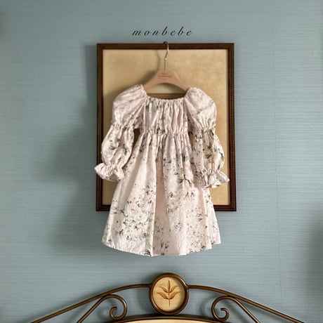[即納] Misty eyelet ops/ Monbebe （Pink S_ size のみ）