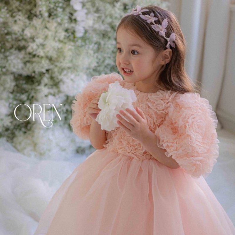 即納] Blossom Rose dress / OREN by Hibyebebe (S