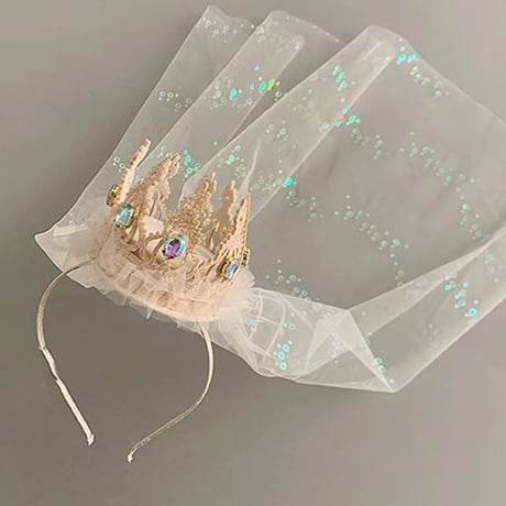 【即納】 Golden Empire Queen Tiara