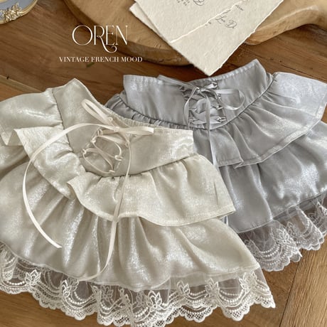 [即納] Bling string skirt/ OREN by Hibyebebe