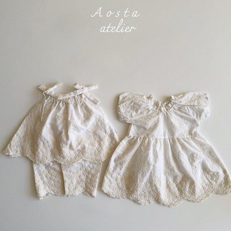 [即納] bibi blouse / Aosta(white Lのみ)
