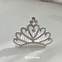 [予約] Cubic Mini Crown/ Mini Recipe